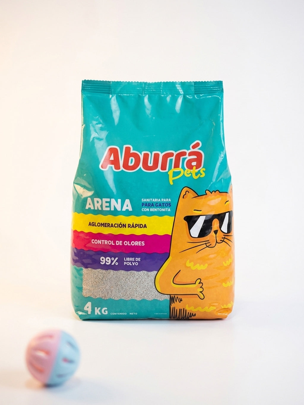 Arena para Gatos Aburrá x 4kg
