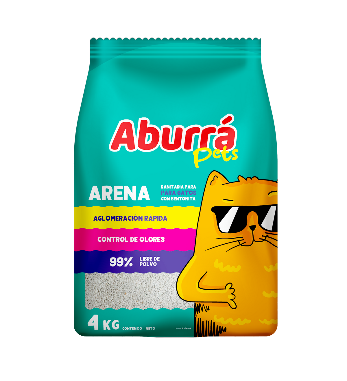 Arena para Gatos Aburrá x 4kg
