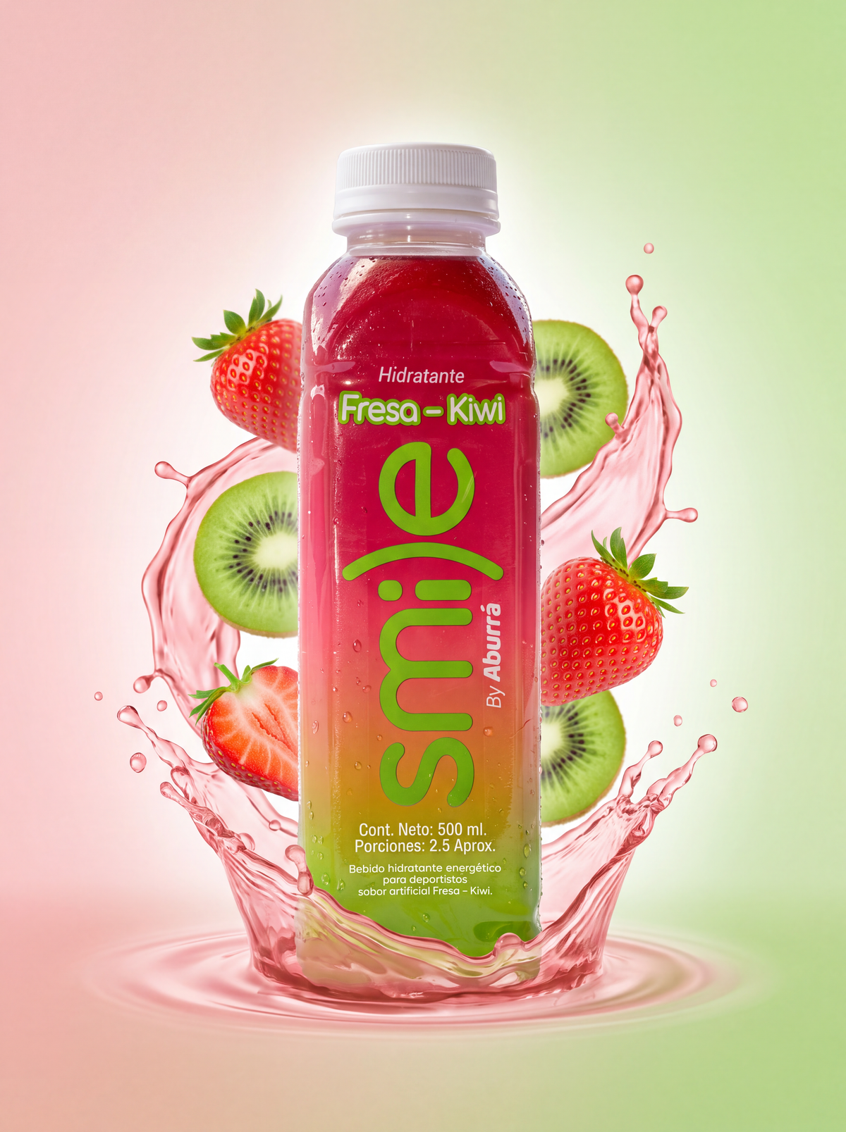 Smile Fresa-Kiwi x 500ml