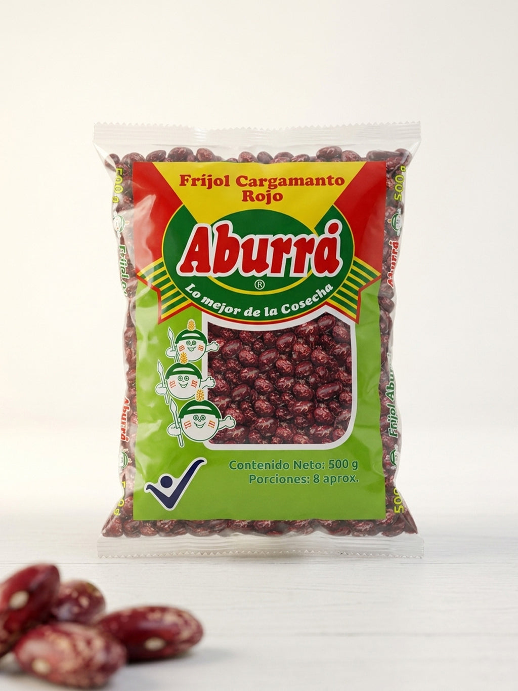 Fríjol Cargamanto Rojo x 500g