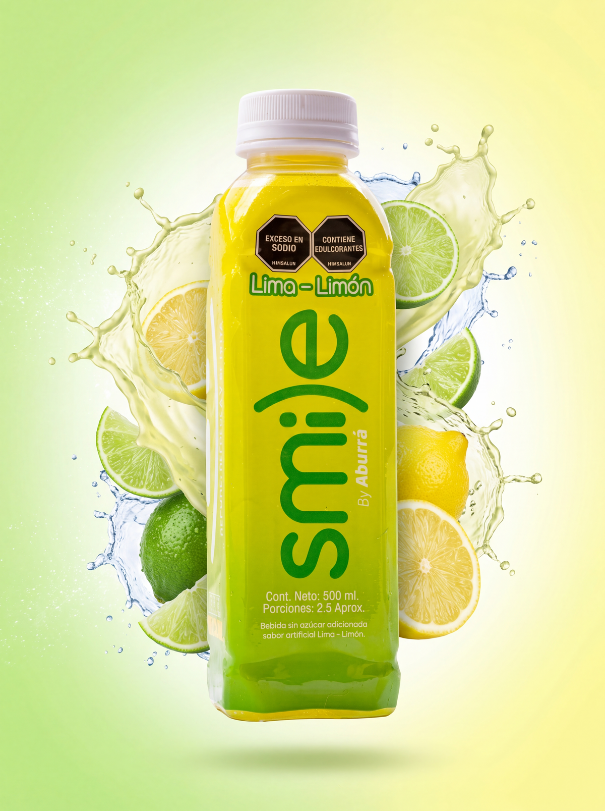 Smile Lima-Limón Sin Azúcar x 500ml