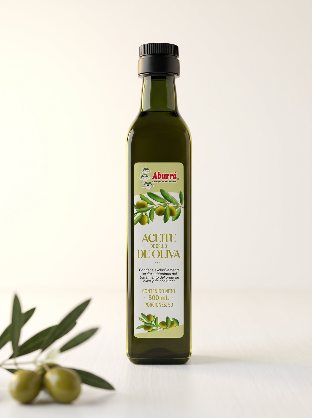 Aceite de Orujo de Oliva Aburrá 500 mL