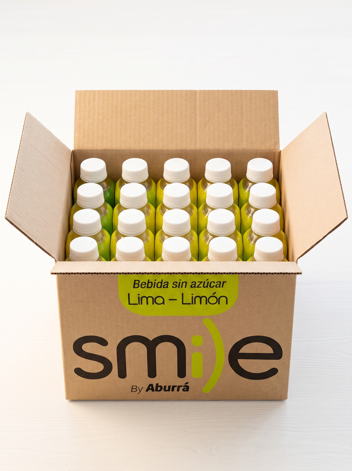 Smile Lima-Limón Caja x20 · Bebida Hidratante 500 mL