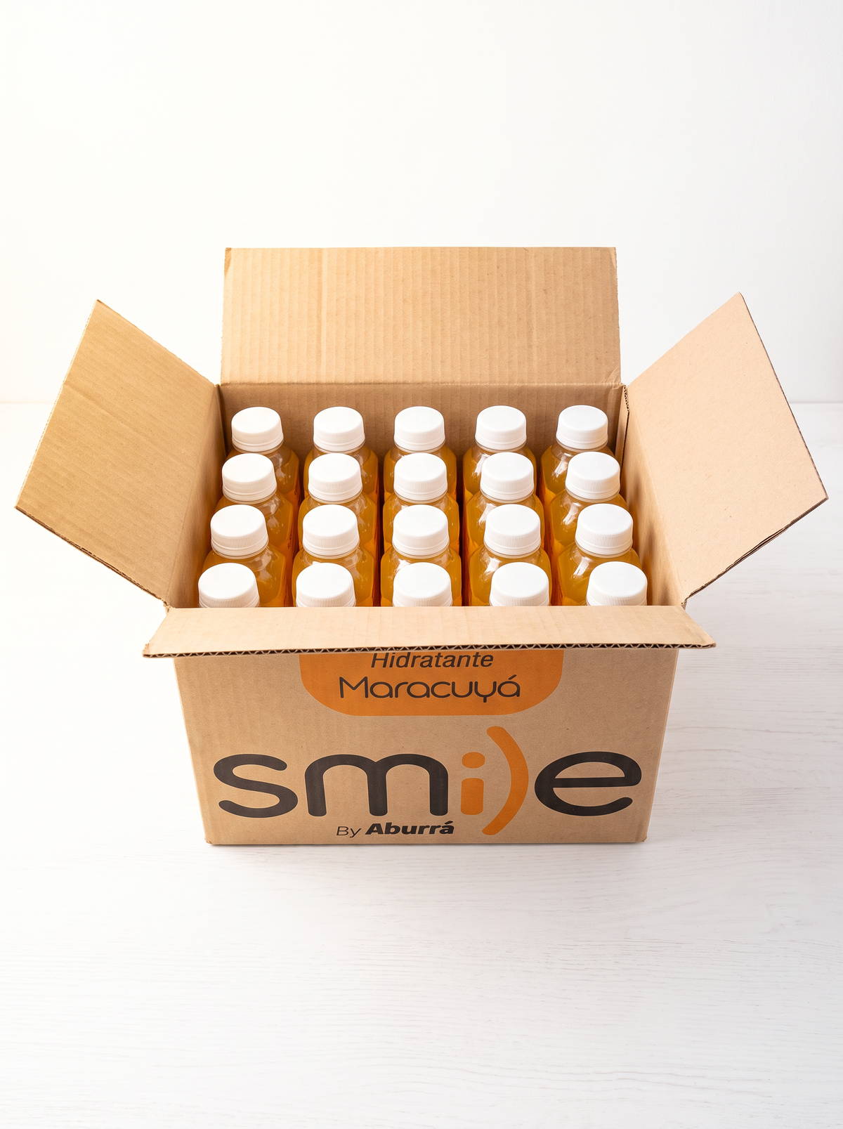 Smile Maracuyá Caja x20 · Bebida Hidratante 500 mL