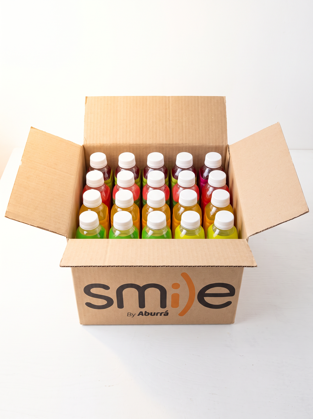 Smile Caja Surtida x20 · Bebida Hidratante 500 mL (4 sabores)