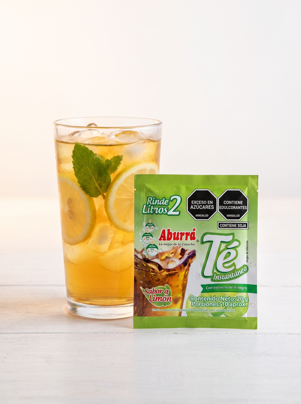Receta preparada con Té de Limón Aburrá 20 g