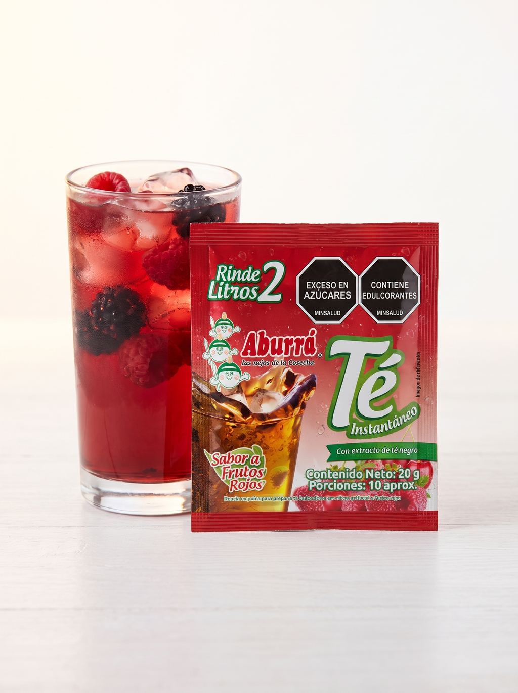 Receta preparada con Té de Frutos Rojos Aburrá 20 g