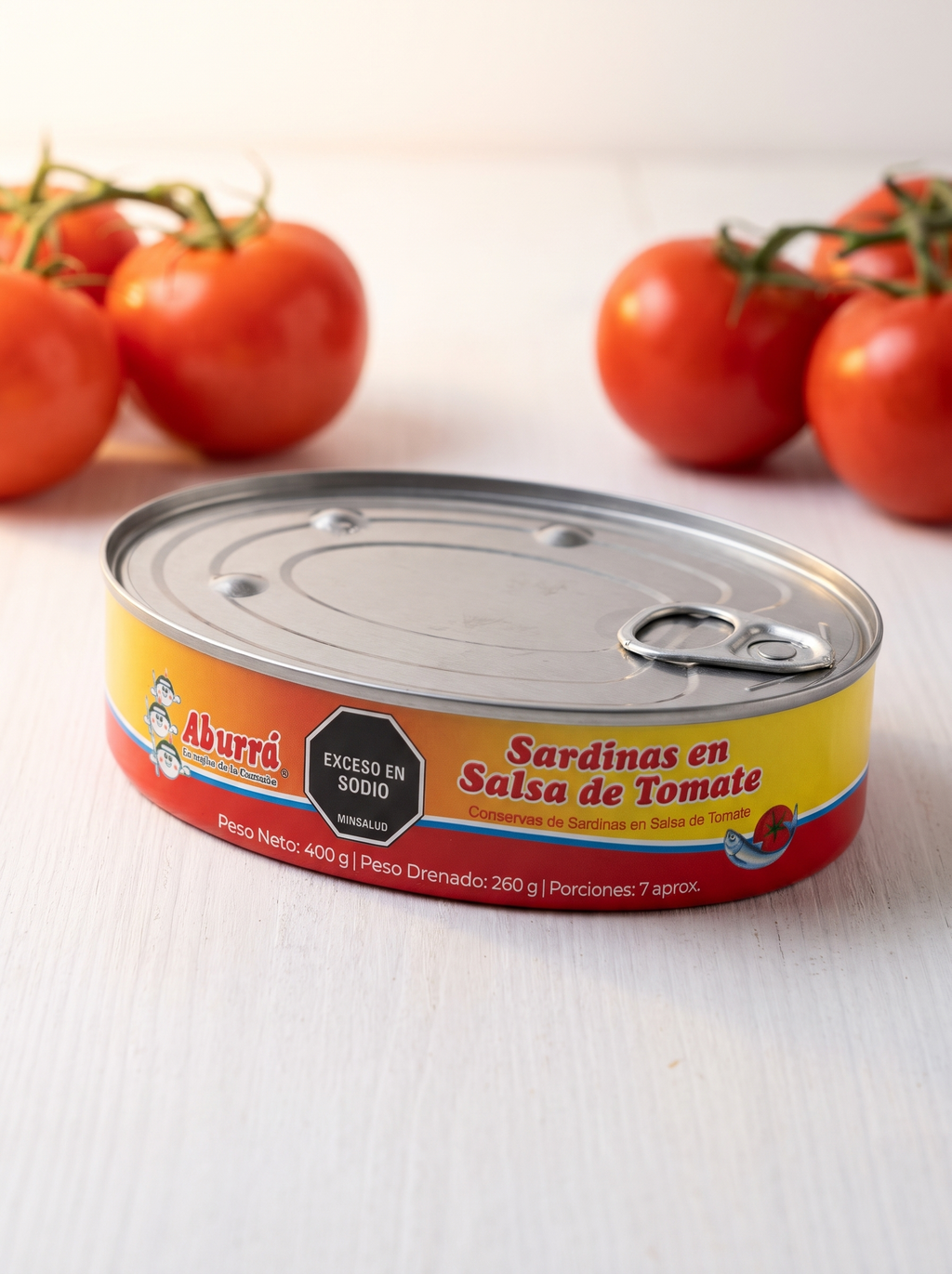 Sardinas en Salsa de Tomate Ovalada Aburrá 400 g, foto de producto